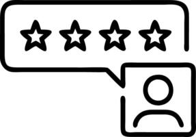 User rating service experience on online application for Customer review satisfaction feedback survey concept concept as User rates service experience on an online application prov Clean Set 2 vector