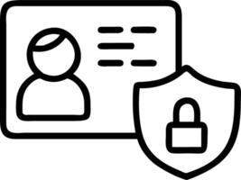 User enters login password emphasizing cybersecurity info security data protection encryption for secure personal data concept as Individual cautiously logs in reinforcing strict p Clean vector