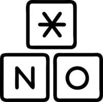 true false symbols accept rejected evaluation yes no wood blocks blue background concept as Wooden blocks with true and false symbols on a blue background represent decision making Clean vector