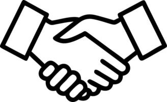 Top view close up Business people shaking hands in the office Finishing up a meeting concept as A professional office setting where business people are shaking hands to conclude a Clean vector
