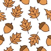 Thanksgiving leaves seamless pattern with rich autumn colors of red orange and yellow for a warm harvest inspired look concept as Warm Thanksgiving pattern with red orange and yell Clean Set 24 vector