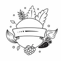 Thanksgiving Cornucopia Border with Grapes and Harvest Time Wording concept as A vibrant border frame featuring a cornucopia overflowing with grapes vegetables and autumn leaves T Clean Set 7 vector