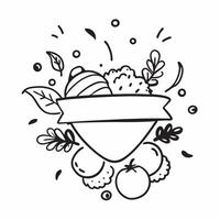 Thanksgiving Cornucopia Border with Grapes and Harvest Time Wording concept as A vibrant border frame featuring a cornucopia overflowing with grapes vegetables and autumn leaves T Clean Set 2 vector