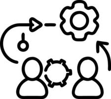 technology business research and learning and people business team working concept concept as Business team conducting technology research learning new strategies and implementing Clean vector