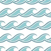 Summer waves seamless pattern with soft rolling waves and gentle gradients for a calm ocean vibe concept as Calm ocean waves pattern with soft rolling waves and gentle gradients id Clean Set 2 vector