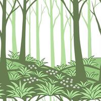 Sun dappled forest floor seamless tile pattern with sunlight peeking through trees symbolizing spring renewal concept as Sunlight dappled through forest trees creates a seamless sp Clean vector
