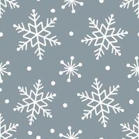 Subtle winter snow seamless pattern with delicate snowflakes and soft frosty textures for a quiet peaceful design concept as Subtle winter snow pattern with delicate snowflakes and Clean Set 2 vector