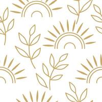 Subtle spring sunshine seamless pattern with soft sun rays and light golden tones for gentle spring designs concept as Subtle spring sunshine pattern with light golden rays and sof Clean Set 2 vector