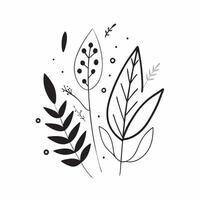 Spring leaves seamless pattern with large bold silhouettes and rich color contrasts for a modern stylish look concept as Modern spring leaves pattern featuring large silhouettes an Clean vector