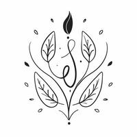 Spring leaves seamless pattern with elegant symmetry and balanced designs for refined luxurious decor concept as Elegant spring leaves pattern with symmetrical designs and balanced Clean vector