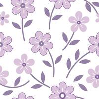 Soft summer flowers seamless pattern with pastel hues and gentle curves for calm soothing spring designs concept as Gentle summer flower pattern with pastel hues and soft curves id Clean vector