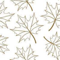 Soft autumn leaves seamless pattern with muted tones and delicate textures for peaceful fall vibes concept as Gentle autumn leaves pattern with muted tones and delicate textures id Clean Set 2 vector