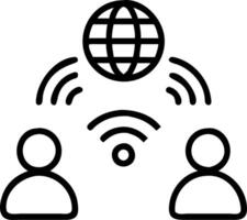 smart working online meetings business teams working anywhere internet wireless technology concept as Business teams connect remotely using wireless technology representing smart w Clean vector