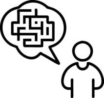 simple easy fast solution concept problem solving business man thinking about exit from complex labyrinth maze concept as Businessman thinks about exiting a complex labyrinth maze Clean Set 2 vector