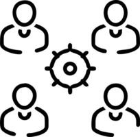 Set of business people team working and set cartoon character design about business activities process brainstorming planning finance investment concept concept as Busin Clean vector