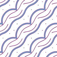 Retro wave seamless pattern with flowing lines and neon accents for dynamic backgrounds concept as Dynamic retro wave pattern featuring flowing lines and neon accents perfect for v Clean Set 2 vector