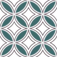 Retro geometric seamless tile pattern muted earth tones on white background ideal for natural elegance designs concept as Designing seamless tile with retro geometric patterns in m Clean Set 2 vector