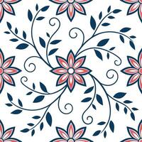 Retro geometric seamless tile pattern intricate line art on white background ideal for contemporary designs concept as Creating seamless tile with retro geometric patterns and intr Clean Set 4 vector