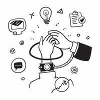 Person with smart pet collar and tech overlay symbolizing connected pet management in double exposure with copy space concept as A person intertwined with a smart pet collar and t Clean vector