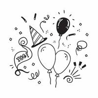 New Year seamless pattern with vibrant balloons party hats and countdown clocks for a high energy fun celebration theme concept as Fun New Year pattern with balloons party hats and Clean vector