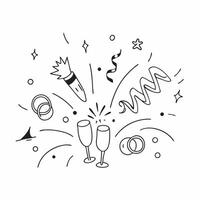 New Year seamless pattern with fireworks sparkling stars and celebratory confetti for a festive New Year Eve look concept as Vibrant New Year pattern featuring fireworks stars and Clean vector