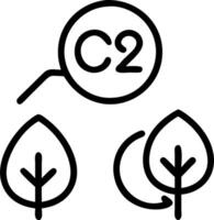Net zero icons on forest top view showing carbon neutral climate strategy cutting greenhouse gas emissions goals concept as Aerial shot highlights symbolic net zero elements among Clean vector