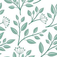 New leaf growth seamless tile pattern with soft pastel greens symbolizing the fresh start of spring concept as Soft pastel green new leaf growth creates a seamless tile pattern rep Clean vector