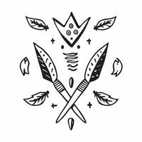 Native American totem poles and feathers seamless tile pattern with earthy tones and cultural motifs for authentic decor concept as Earthy toned totem poles and feathers arranged s Clean Set 2 vector