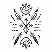 Native American symbols and feathers seamless tile pattern with earthy tones and cultural motifs for authentic decor concept as Earthy toned symbols and feathers arranged seamlessl Clean vector