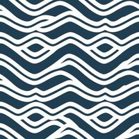 Modern summer waves seamless pattern with angular wave shapes and sharp contrasts for bold beach designs concept as Bold beach wave pattern with angular wave shapes and sharp contr Clean Set 2 vector