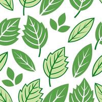 Modern spring leaves seamless pattern with geometric shapes and bright green tones for contemporary designs concept as Fresh modern spring leaves pattern with geometric shapes and Clean Set 2 vector