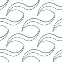 Minimalist summer waves seamless pattern with soft flowing waves and neutral tones for subtle coastal designs concept as Neutral toned summer wave pattern with soft flowing waves i Clean Set 2 vector