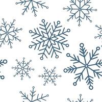 Minimalist snowflake design seamless tile pattern with clean lines and subtle frost details concept as Minimalist snowflakes with clean lines and subtle frost details create a seam Clean vector