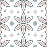 Mid century modern seamless pattern with abstract shapes and muted tones for sophisticated interiors concept as Elegant mid century abstract pattern with muted tones ideal for soph Clean Set 2 vector