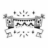 Mexican vibrant papel picado seamless tile pattern with bright colors and intricate cut out designs for festive decor concept as Brightly colored papel picado cut out designs arran Clean vector