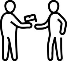 Men give money to poor or homeless individuals on city streets highlighting poverty begging and the act of helping those in need concept as Men give money to poor or homeless indiv Clean vector
