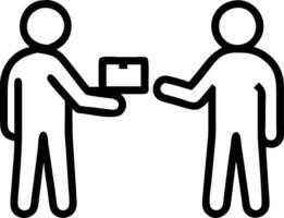 Men giving money to poor or homeless individuals on city streets highlighting poverty begging and the act of helping those in need concept as Men give money to poor or homeless ind Clean vector