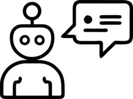 Man using AI technology tools for chatbot image generation coding data analysis supported by smart robot AI software on website concept as Man utilizes AI tools on websitesoftwar Clean Set 2 vector