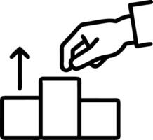 Loading new year 2020 hand putting wood cube progress bar concept as Wooden cube placed in progress bar symbolizes readiness for new opportunities in 2020 in Photo Stock Concept Clean vector