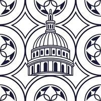 Layer art banners tile layout heritage inspired design white background for iconic branding across multiple channels concept as Retro meets contemporary style flexible for Clean vector
