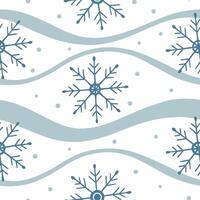 Icy snowdrift seamless tile pattern with rolling snow and sparkling frost concept as Rolling snow and sparkling frost create an icy snowdrift seamless tile pattern perfect for wint Clean vector