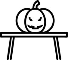happy halloween message pumpkin table wood dark wall background halloween concept concept as A festive pumpkin sits on a rustic wooden table with a dark wall backdrop setting a per Clean vector