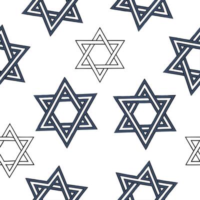 Hanukkah stars seamless pattern with silver blue and white for a cool winter themed holiday look concept as Winter inspired Hanukkah stars pattern with silver blue and white tones Clean Set 10