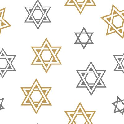 Hanukkah stars seamless pattern with silver blue and white for a cool winter themed holiday look concept as Winter inspired Hanukkah stars pattern with silver blue and white tones Clean Set 3