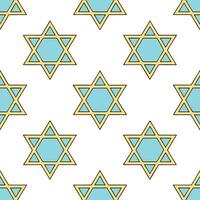 Hanukkah stars seamless pattern with delicate light blue tones and shimmering gold accents for a festive joyful design concept as Joyful Hanukkah stars pattern with light blue tone Clean Set 2 vector
