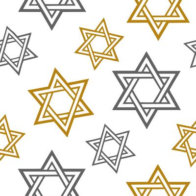 Hanukkah stars seamless pattern with bold gold and silver elements for a glamorous festive design concept as Glamorous Hanukkah stars pattern with bold gold and silver elements for Clean Set 4