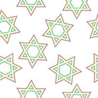Hanukkah stars seamless pattern with a mix of bright and pastel tones for a soft serene holiday effect concept as Soft Hanukkah stars pattern with bright and pastel tones for a cal Clean Set 2 vector