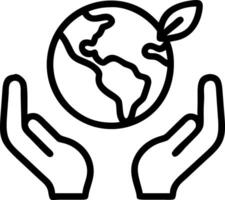 Hands holding green Earth for Earth Day emphasizing renewable energy environmental care and sustainable practices to save the planet concept as Visual celebrates Earth Day encoura Clean vector