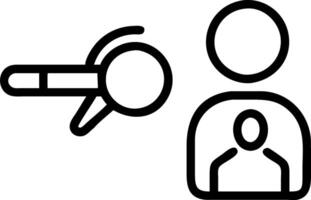 hand man search new employees specialists human resource management concept personnel selection team concept as A man searches for new employees using HR tools symbolizing recruitm Clean vector
