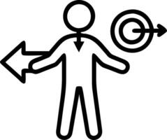 Growth arrows signify business target planning for success businessman holding arrows towards leadership and objectives corporate strategy for finance operations and sales concept Clean vector